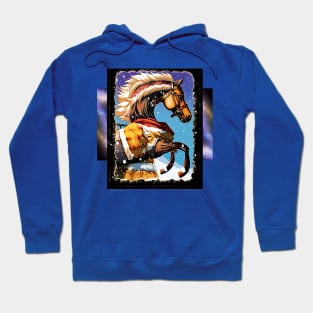 Jumping Horse Anime Hoodie